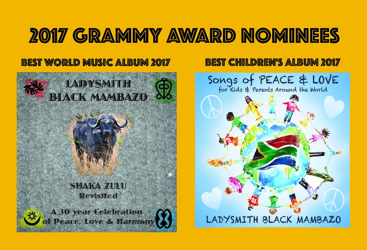 Congratulations, Ladysmith Black Mambazo! Ladysmith Grammy Nominations