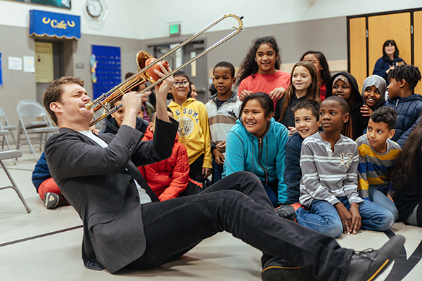 Sammy Miller and The Congregation performs at Mtn View Elementary