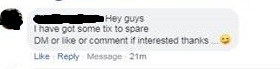 Don't be fooled! Scammer on Facebook